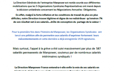 Grève du 05 mars 2024 les salariés ont répondu massivement à l’appel de l’intersyndicale!