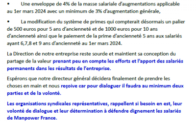 Déclaration de l’intersyndicale du 08 mars suite au mouvement de grève