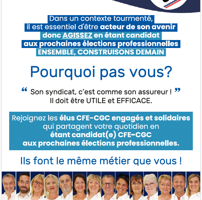 Appel à candidature : pourquoi pas vous?
