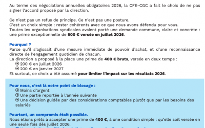 NAO 2026 : la CFE-CGC a dit NON
